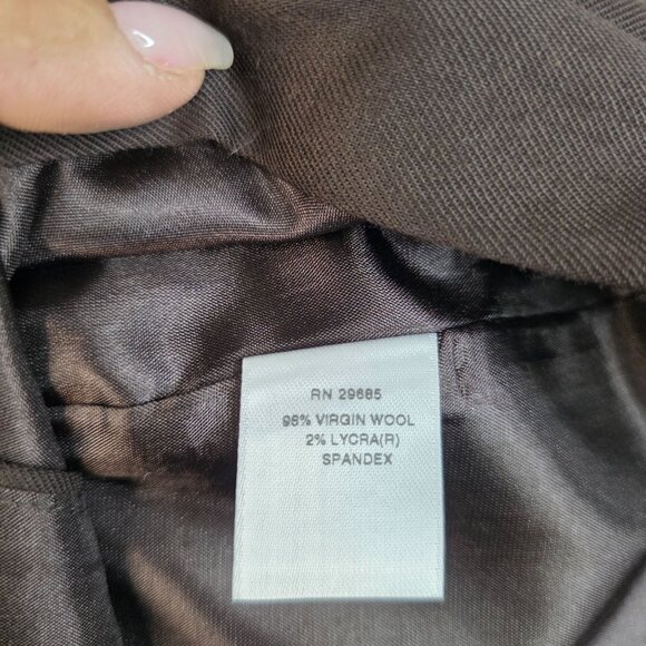 90s Pendleton Wool Plus Size 18 Trousers British Accents Corpcore Bossbabe New - Picture 9 of 9